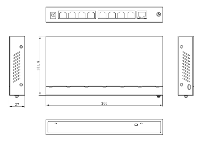 PoE Ethernet switch