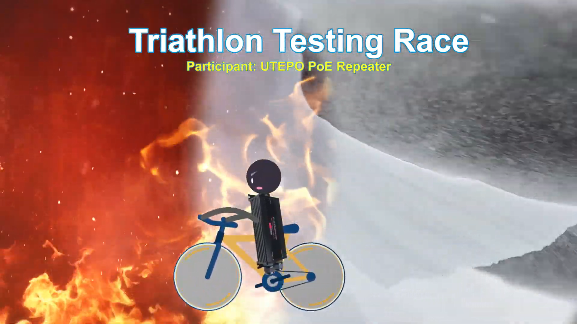 Triathlon Testing Race | Reliability & Function Test | UTEPO Waterproof Industrial BT PoE Repeaters