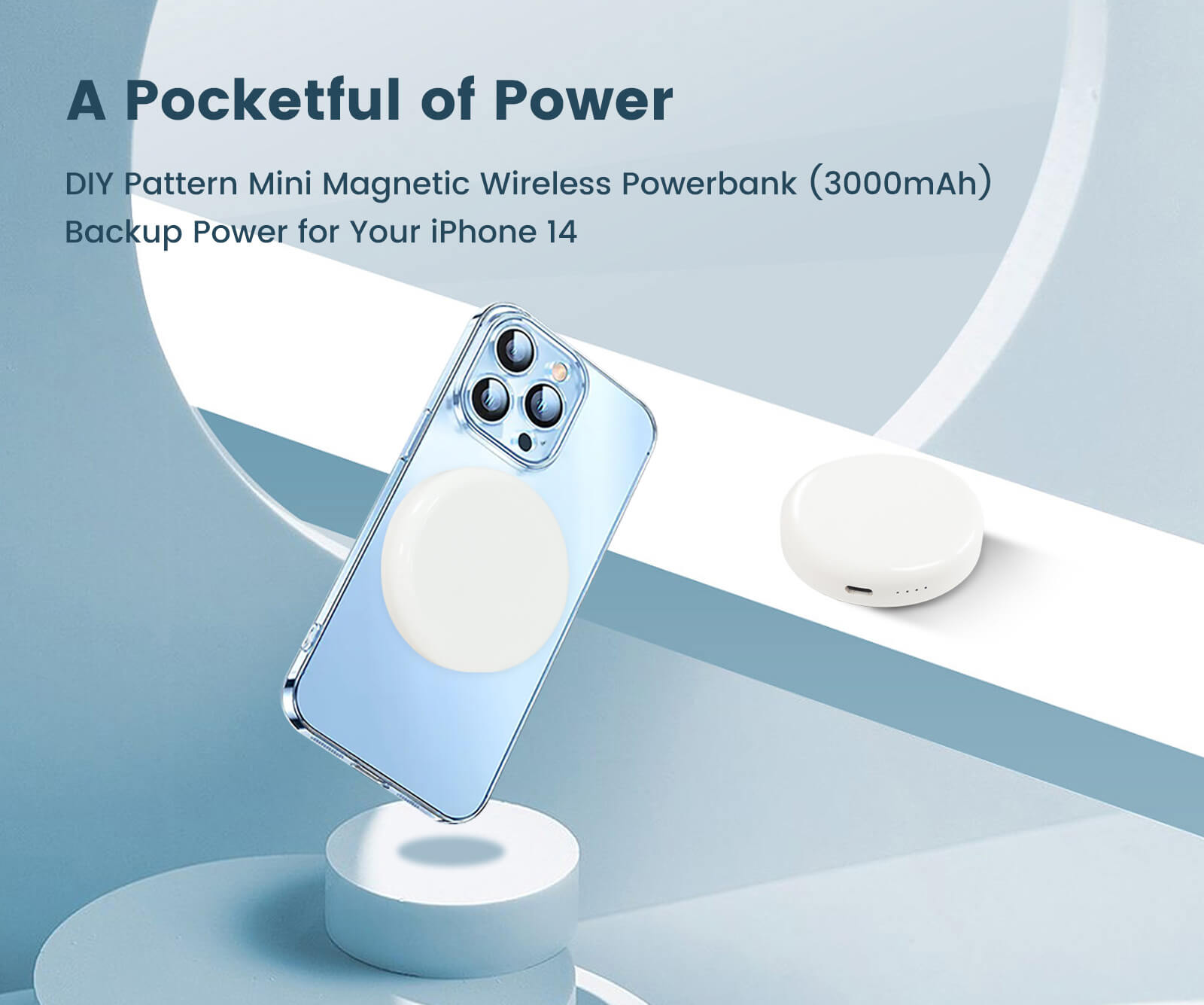 A Pocketful of Power - UTEPO Mini Magnetic Wireless Powerbank