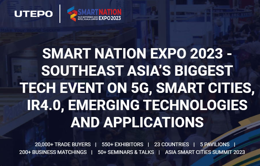 UTEPO Presented Latest PoE Solutions in the Smart Nation Expo 2023